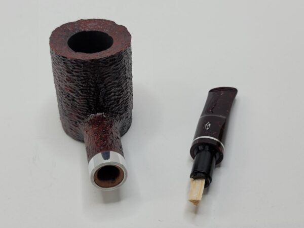 Savinelli Bacco Rusticated Dark Brown 311 KS Poker Briar Tobacco Pipe, 6mm [SOLD OUT] - Image 10