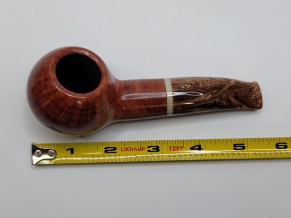 Savinelli Dolomiti Smooth 320 KS Bent Author Briar Tobacco Pipe, 6mm [SOLD OUT] - Image 14