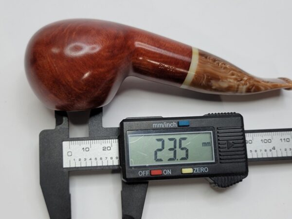 Savinelli Dolomiti Smooth 320 KS Bent Author Briar Tobacco Pipe, 6mm [SOLD OUT] - Image 15