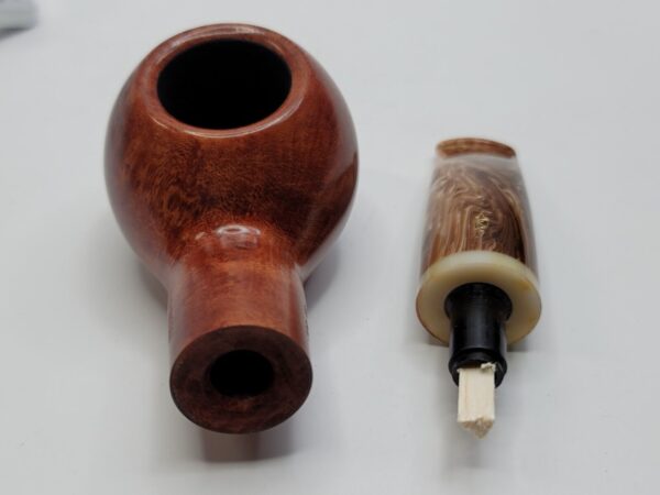 Savinelli Dolomiti Smooth 320 KS Bent Author Briar Tobacco Pipe, 6mm [SOLD OUT] - Image 16