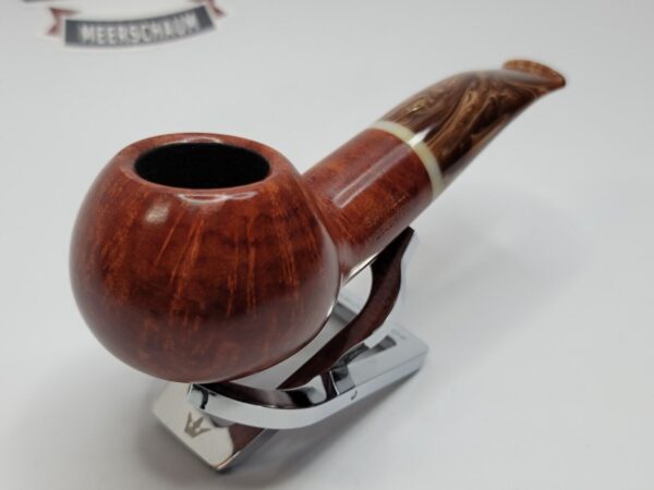 Savinelli Dolomiti Smooth 320 KS Bent Author Briar Tobacco Pipe, 6mm [SOLD OUT] - Image 7
