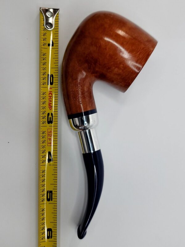 Savinelli Eleganza Smooth Natural 622 KS 6mm, Bent Pot, Briar Tobacco Pipe [SOLD OUT] - Image 11