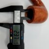 Savinelli Eleganza Smooth Natural 622 KS 6mm, Bent Pot, Briar Tobacco Pipe [SOLD OUT] - Image 12