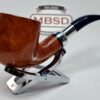 Savinelli Eleganza Smooth Natural 622 KS 6mm, Bent Pot, Briar Tobacco Pipe [SOLD OUT] - Image 4