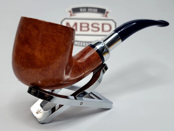 Savinelli Eleganza Smooth Natural 622 KS 6mm, Bent Pot, Briar Tobacco Pipe [SOLD OUT] - Image 4