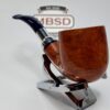 Savinelli Eleganza Smooth Natural 622 KS 6mm, Bent Pot, Briar Tobacco Pipe [SOLD OUT] - Image 8