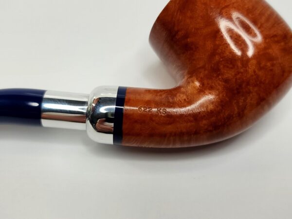 Savinelli Eleganza Smooth Natural 622 KS 6mm, Bent Pot, Briar Tobacco Pipe [SOLD OUT] - Image 10
