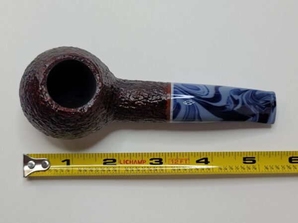 Savinelli Oceano Rusticated 320 KS Author Briar Tobacco Pipe, 6mm Filter [SOLD OUT] - Image 11