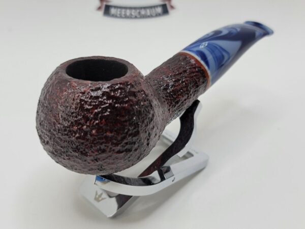 Savinelli Oceano Rusticated 320 KS Author Briar Tobacco Pipe, 6mm Filter [SOLD OUT] - Image 5