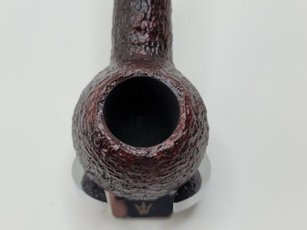 Savinelli Oceano Rusticated 320 KS Author Briar Tobacco Pipe, 6mm Filter [SOLD OUT] - Image 6