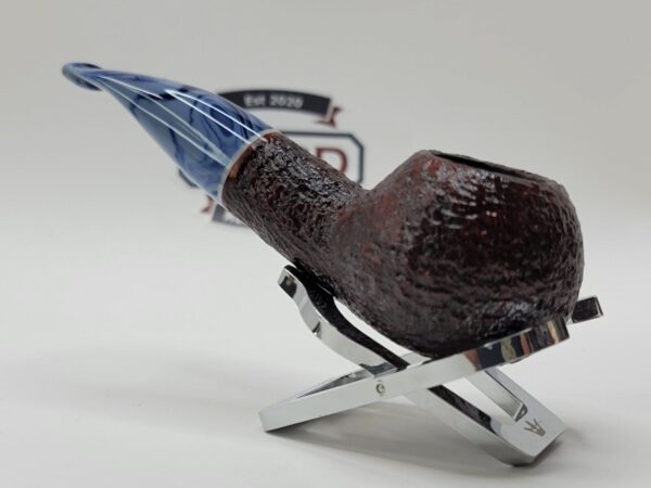Savinelli Oceano Rusticated 320 KS Author Briar Tobacco Pipe, 6mm Filter [SOLD OUT] - Image 8