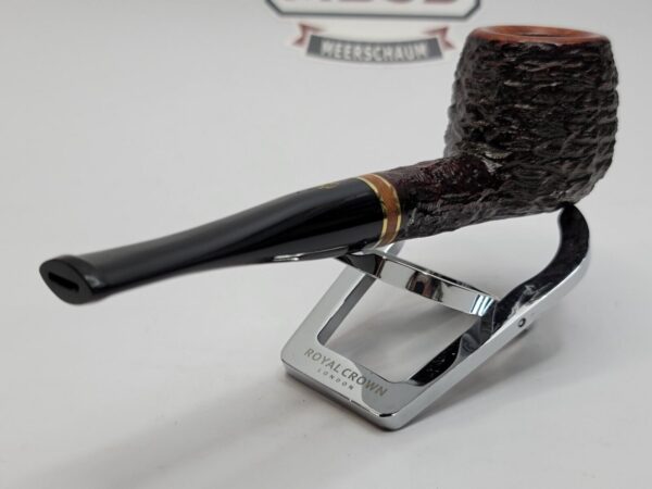 Savinelli Porto Cervo 207 Rusticated Straight Apple Briar Tobacco Pipe, 6mm - Image 9