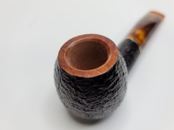 Savinelli Tortuga 173 Apple Bulldog Hybrid Rusticated Briar Tobacco Pipe, 6mm [SOLD OUT] - Image 13