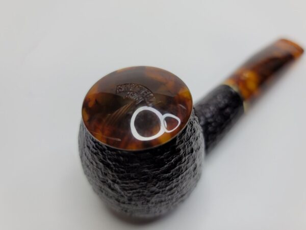 Savinelli Tortuga 173 Apple Bulldog Hybrid Rusticated Briar Tobacco Pipe, 6mm [SOLD OUT] - Image 16