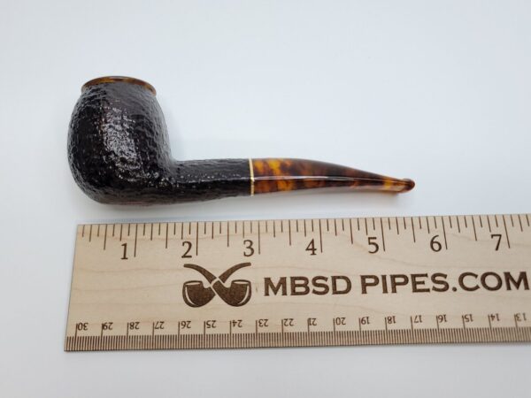 Savinelli Tortuga 173 Apple Bulldog Hybrid Rusticated Briar Tobacco Pipe, 6mm [SOLD OUT] - Image 10