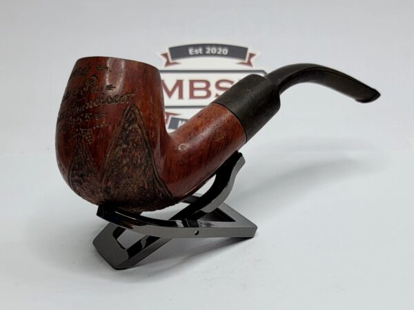 Vintage 1955 San Francisco Hand Carved Souvenir Briar Tobacco Pipe [SOLD OUT]