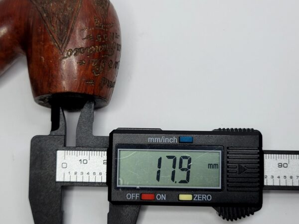 Vintage 1955 San Francisco Hand Carved Souvenir Briar Tobacco Pipe [SOLD OUT] - Image 9