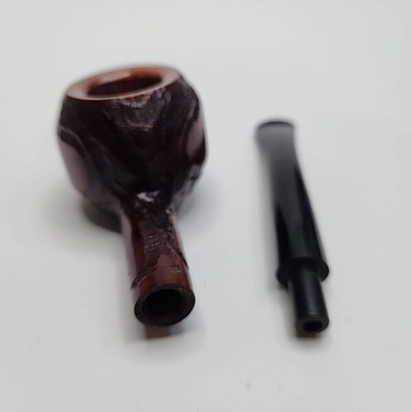 Vintage Walnut Antique Rusticated Prince Briar Tobacco Pipe, Unsmoked [SOLD OUT] - Image 4