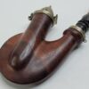 Antique German Ulmer Wooden Tobacco Smoking Pipe With Stem, Hallmark Silver [SOLD OUT] - Image 4