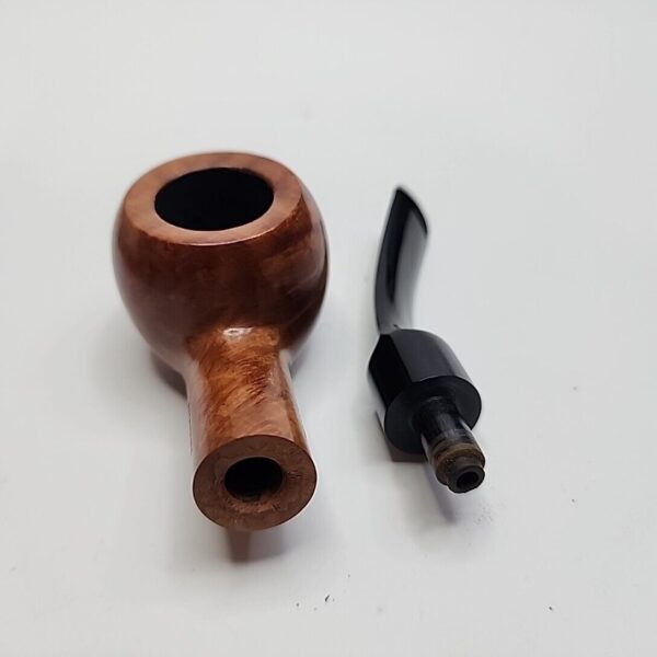 Michel Smooth Bent Apple Briar Tobacco Pipe, Unsmoked [SOLD OUT] - Image 13