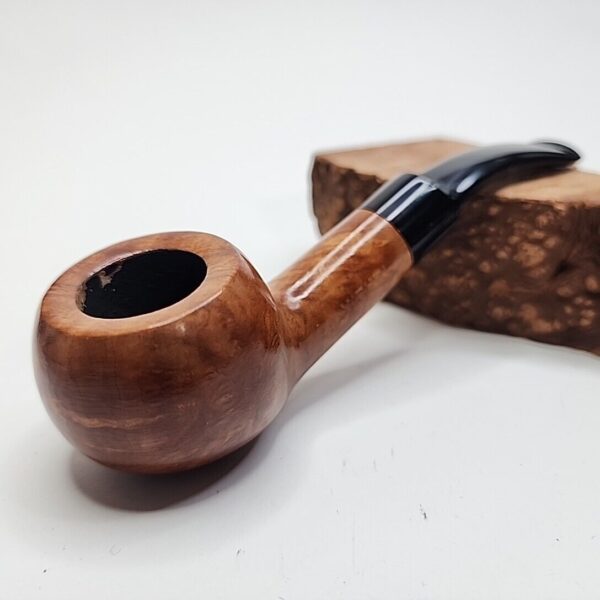 Michel Smooth Bent Apple Briar Tobacco Pipe, Unsmoked [SOLD OUT]