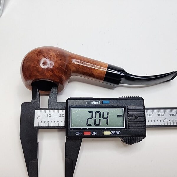 Michel Smooth Bent Apple Briar Tobacco Pipe, Unsmoked [SOLD OUT] - Image 9