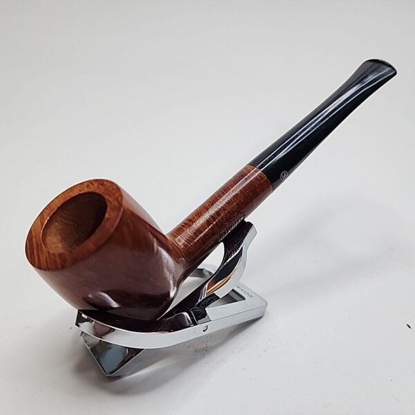 Michel Naturals 124 Smooth Billiard Briar Tobacco Pipe, Unsmoked [SOLD OUT] - Image 4