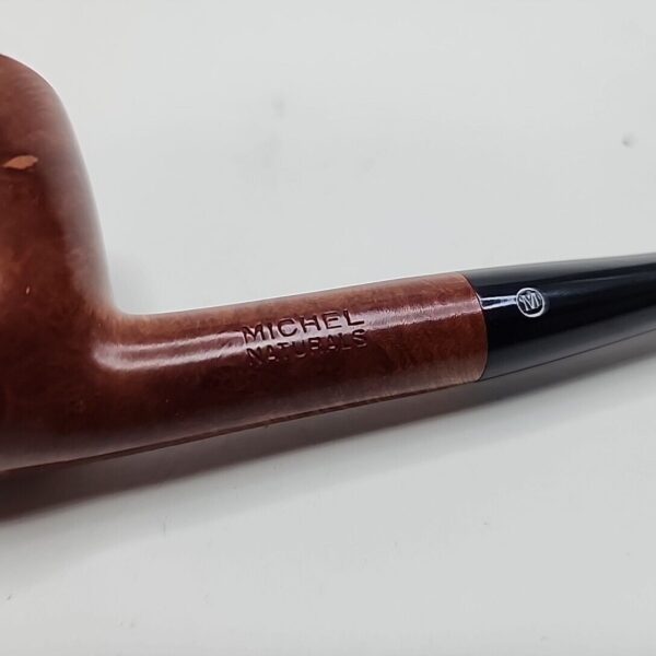 Michel Naturals 124 Smooth Billiard Briar Tobacco Pipe, Unsmoked [SOLD OUT] - Image 7