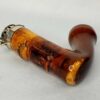 Beautifully Colored Meerschaum Tobacco Pipe Bowl, Rare, Silver Mount - Image 8