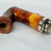 Beautifully Colored Meerschaum Tobacco Pipe Bowl, Rare, Silver Mount - Image 10