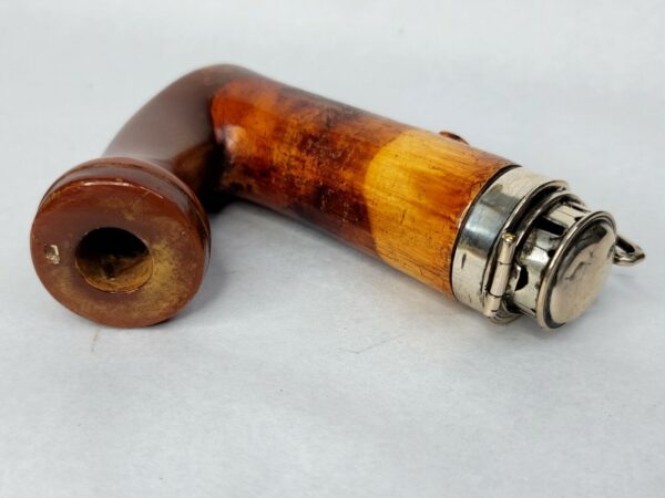 Beautifully Colored Meerschaum Tobacco Pipe Bowl, Rare, Silver Mount - Image 10