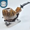 Bennie Joe Pipes Short Apple Artisan Briar Tobacco Pipe, Ebonite Stem, Indonesia