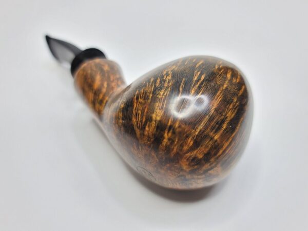 Bennie Joe Pipes Short Apple Artisan Briar Tobacco Pipe, Ebonite Stem, Indonesia - Image 13