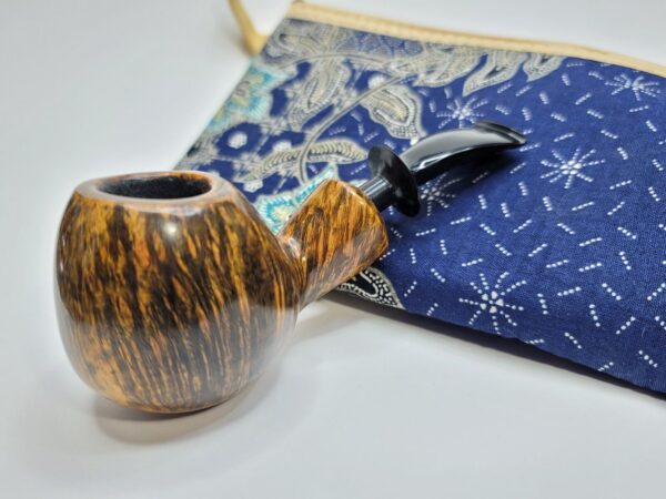 Bennie Joe Pipes Short Apple Artisan Briar Tobacco Pipe, Ebonite Stem, Indonesia - Image 16