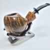 Bennie Joe Pipes Short Apple Artisan Briar Tobacco Pipe, Ebonite Stem, Indonesia - Image 3