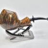 Bennie Joe Pipes Short Apple Artisan Briar Tobacco Pipe, Ebonite Stem, Indonesia - Image 4