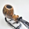 Bennie Joe Pipes Short Apple Artisan Briar Tobacco Pipe, Ebonite Stem, Indonesia - Image 6