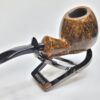 Bennie Joe Pipes Short Apple Artisan Briar Tobacco Pipe, Ebonite Stem, Indonesia - Image 7