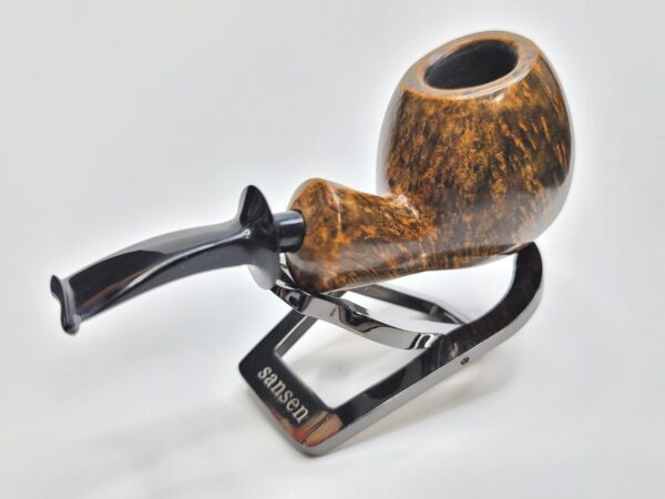Bennie Joe Pipes Short Apple Artisan Briar Tobacco Pipe, Ebonite Stem, Indonesia - Image 7