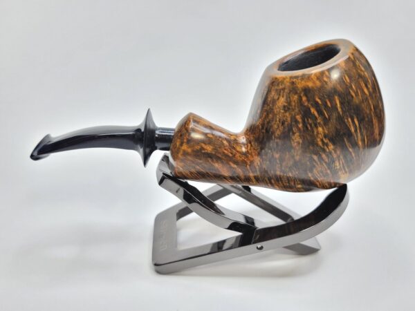 Bennie Joe Pipes Short Apple Artisan Briar Tobacco Pipe, Ebonite Stem, Indonesia - Image 10