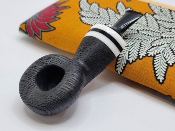 Bennie Joe Squat Tomato Tuxedo Morta Bog Oak Tobacco Smoking Pipe [SOLD OUT] - Image 3
