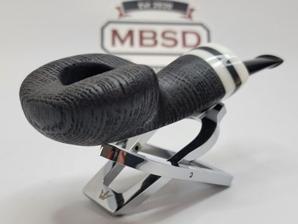 Bennie Joe Squat Tomato Tuxedo Morta Bog Oak Tobacco Smoking Pipe [SOLD OUT] - Image 4