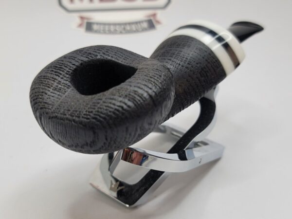 Bennie Joe Squat Tomato Tuxedo Morta Bog Oak Tobacco Smoking Pipe [SOLD OUT] - Image 5