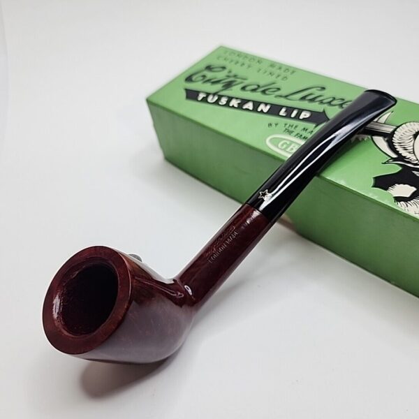 City De Luxe 9260 Smooth Dublin Briar Tobacco Pipe, Unsmoked, Box [SOLD OUT]