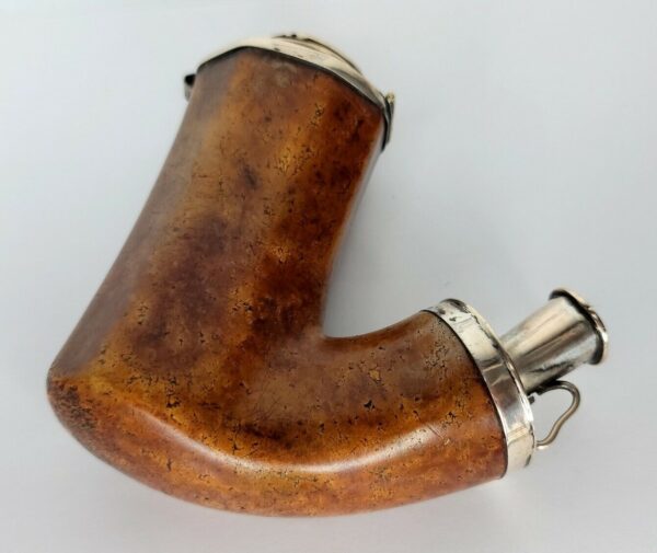 Early 1800s Antique Meerschaum Tobacco Pipe Bowl, Double Mounted Silver Kalmasch [SOLD OUT] - Image 9