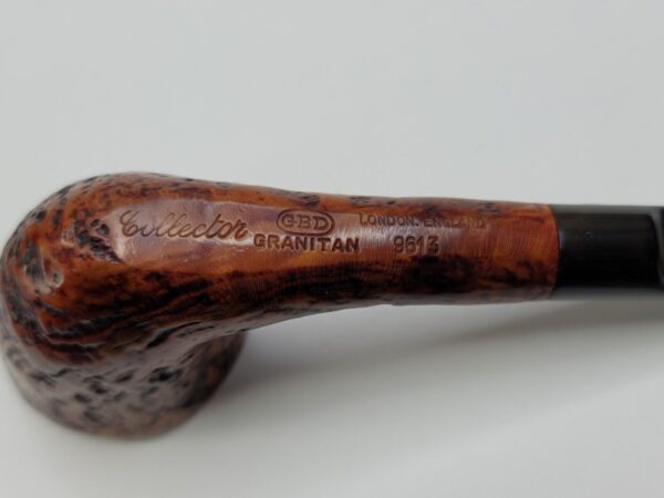 GBD Collector Granitan 9613 Rusticated Dublin Estate Briar Tobacco Pipe, London [SOLD OUT] - Image 14