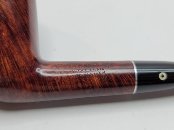 Kaywoodie Flame Grain Meerschaum Lined 13 Dublin Briar Tobacco Pipe, Unsmoked [SOLD OUT] - Image 4