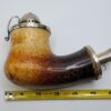 Large Antique Belgian Kalmasch Block Meerschaum Tobacco Pipe, Sterling Silver [SOLD OUT] - Image 11
