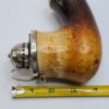 Large Antique Belgian Kalmasch Block Meerschaum Tobacco Pipe, Sterling Silver [SOLD OUT] - Image 12