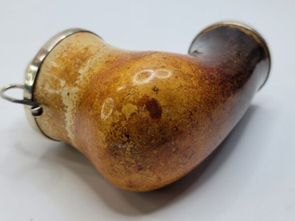 Large Antique Belgian Kalmasch Block Meerschaum Tobacco Pipe, Sterling Silver [SOLD OUT] - Image 14